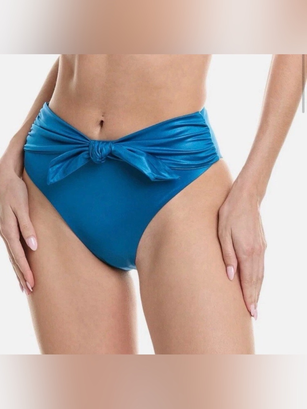 EUC Agua Bendita Isabella Nettuno Bikini Bottoms - XL - Blue